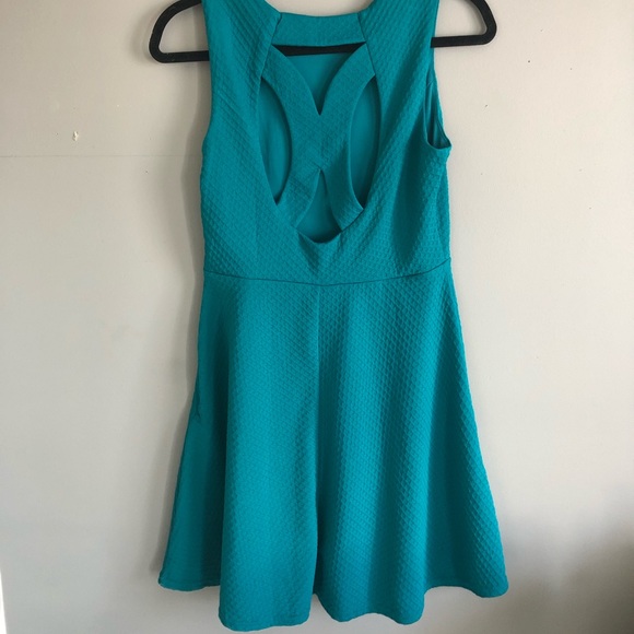 NWT Esley Teal Dress - Picture 2 of 3